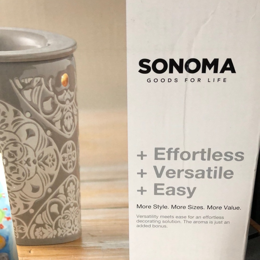 Sonoma electric scented wax cube warmer